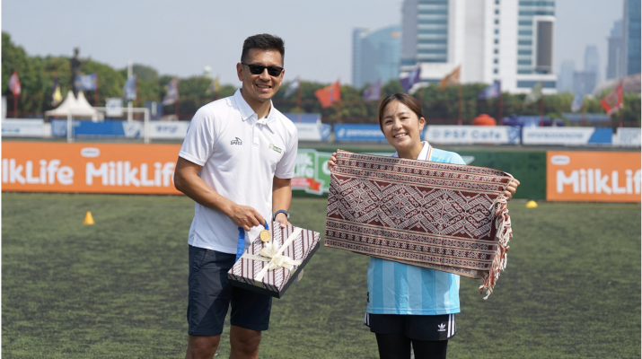 Hadirkan Mana Iwabuchi, MilkLife Soccer challenge gelar coaching clinic untuk pesepakbola Putri Beli