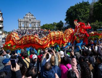Potret perayaan Tahun Baru Imlek di Makau