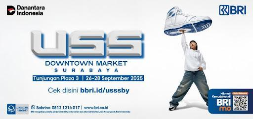 Temukan Street Wear dan Sneakers Unik di Downtown Market USS Surabaya 2025 dengan Promo Spesial BRI