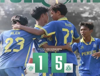 Persika Karanganyar Bungkam Aditama 5-1 di Laga Perdana Soeratin U-17