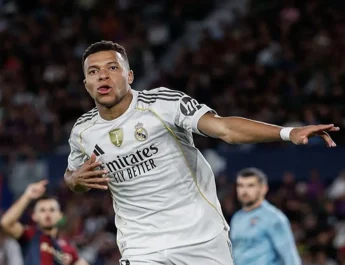 Real Madrid Menang 4-1 atas Levante, Mbappe Top Skor LaLiga 2025