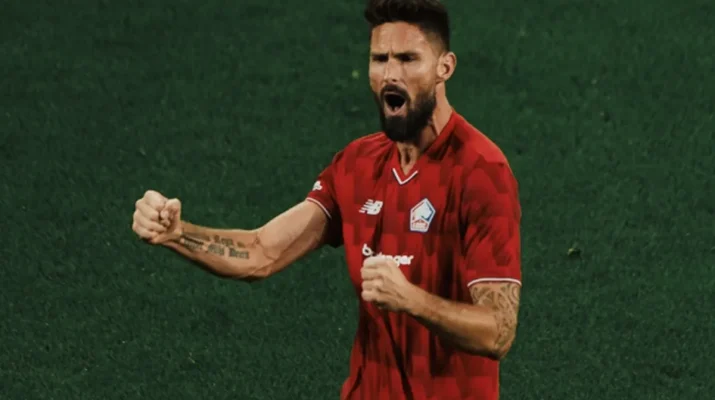 Verdonk Full Time, Giroud Bawa Lille Kalahkan Brann 2-1 di Liga Europa