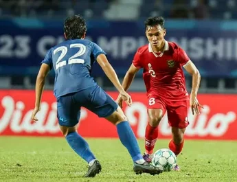 Timnas Indonesia U-23 Unggul 2-0 atas Makau di Babak Pertama