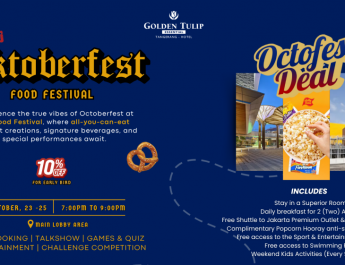 Golden Tulip Essential Tangerang Hadirkan Promo Eksklusif Octofest Deal & Oktoberfest Food Festival di Bulan Oktober 2025