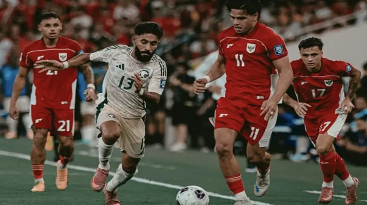 Arab Saudi Kuasai Klasemen Grup B, Timnas Indonesia di Dasar
