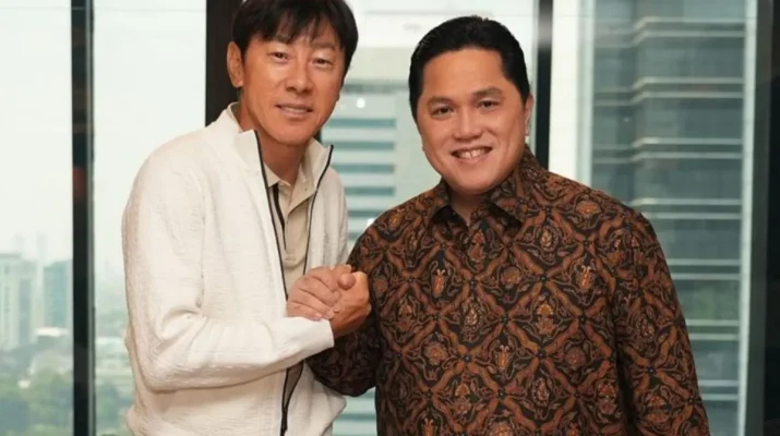 Erick Thohir Ajak Suporter Timnas Indonesia Move On dari Shin Tae-yong
