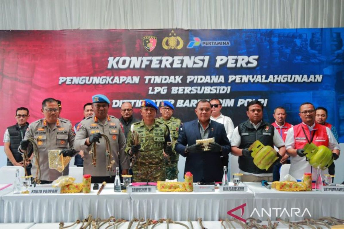 Bareskrim ungkap penyalahgunaan elpiji subsidi di Klaten