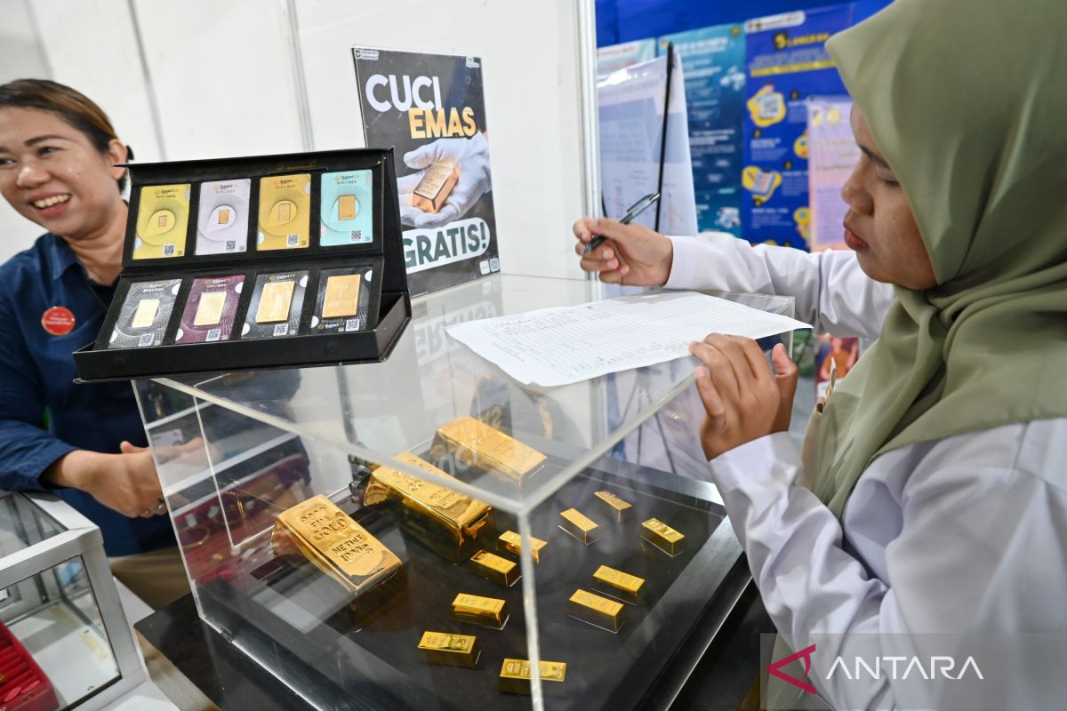 Daftar lengkap harga emas di Pegadaian yang stabil Senin pagi ini