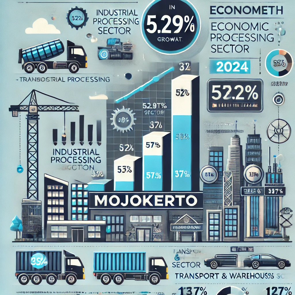 Ilustrasi Pertumbuhan Ekonomi Kabupaten Mojokerto
