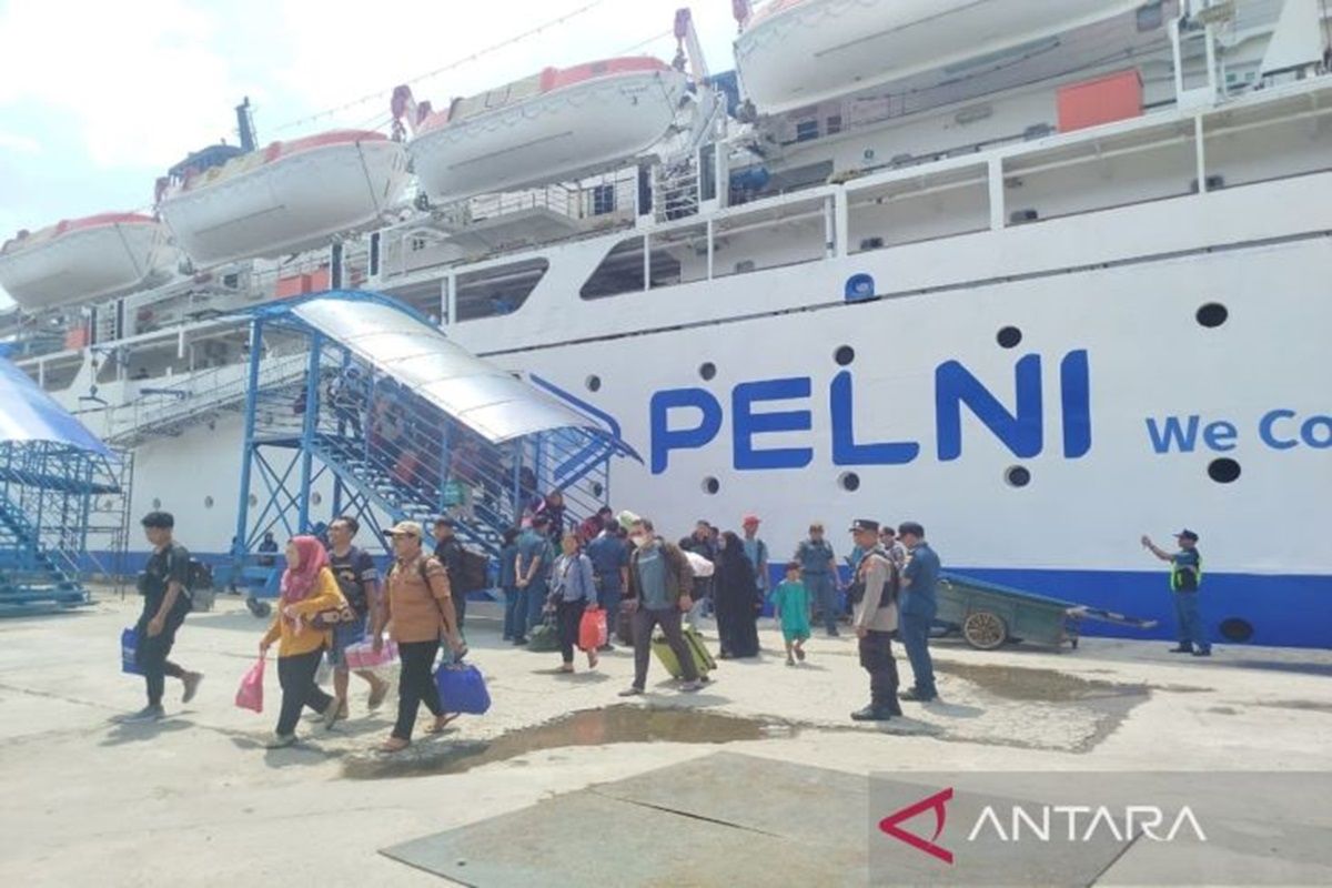 Pelni berangkatan 1.178 penumpang pada moment libur Idul Adha 2026