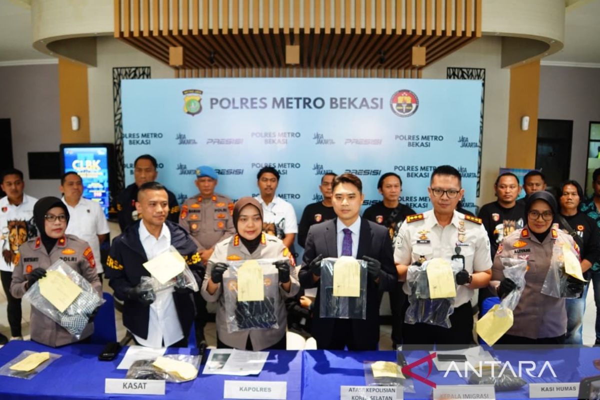 Polres Bekasi tangkap dua pelaku pembunuhan WNA asal Korsel