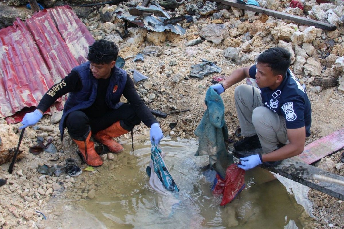 Kapolres: Sterilisasi TKP bom Biak terkendala cuaca