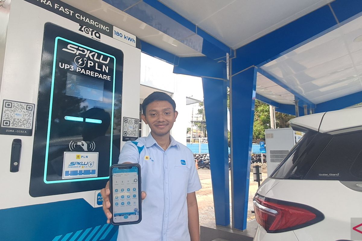 PLN UP3 Parepare target miliki 10 unit SPKLU di 2026
