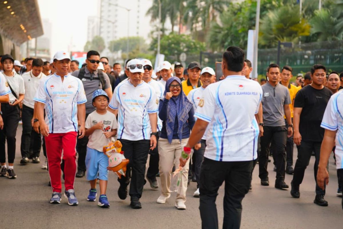 Kapolri buka Pekan Olahraga sebagai upaya terus bersama masyarakat