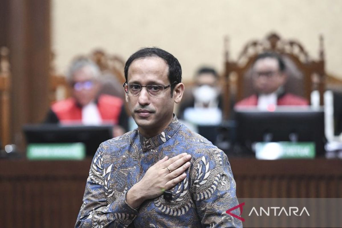 Nadiem Makarim divonis 10 tahun penjara terbukti korupsi di kasus