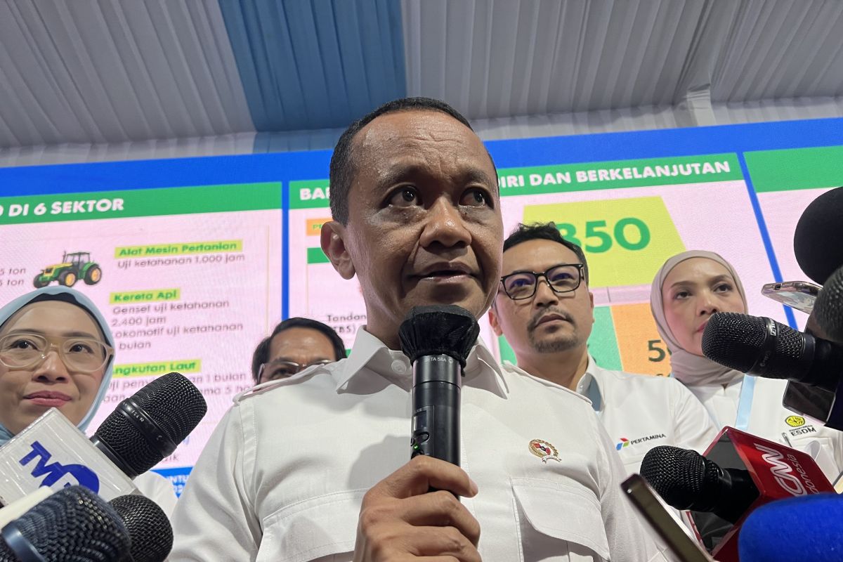 Bahlil bangun industri metanol di Jatim dan Kaltim untuk kebutuhan B50