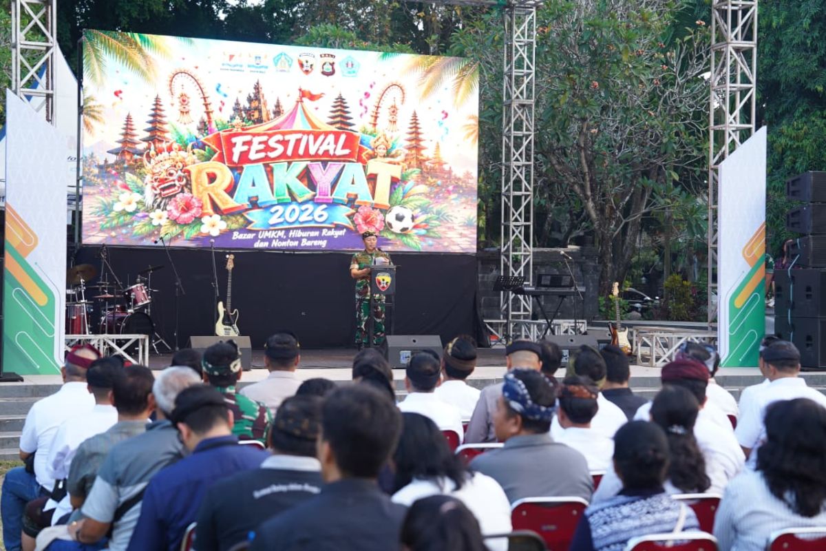 Festival Rakyat di Denpasar hadirkan hiburan hingga UMKM