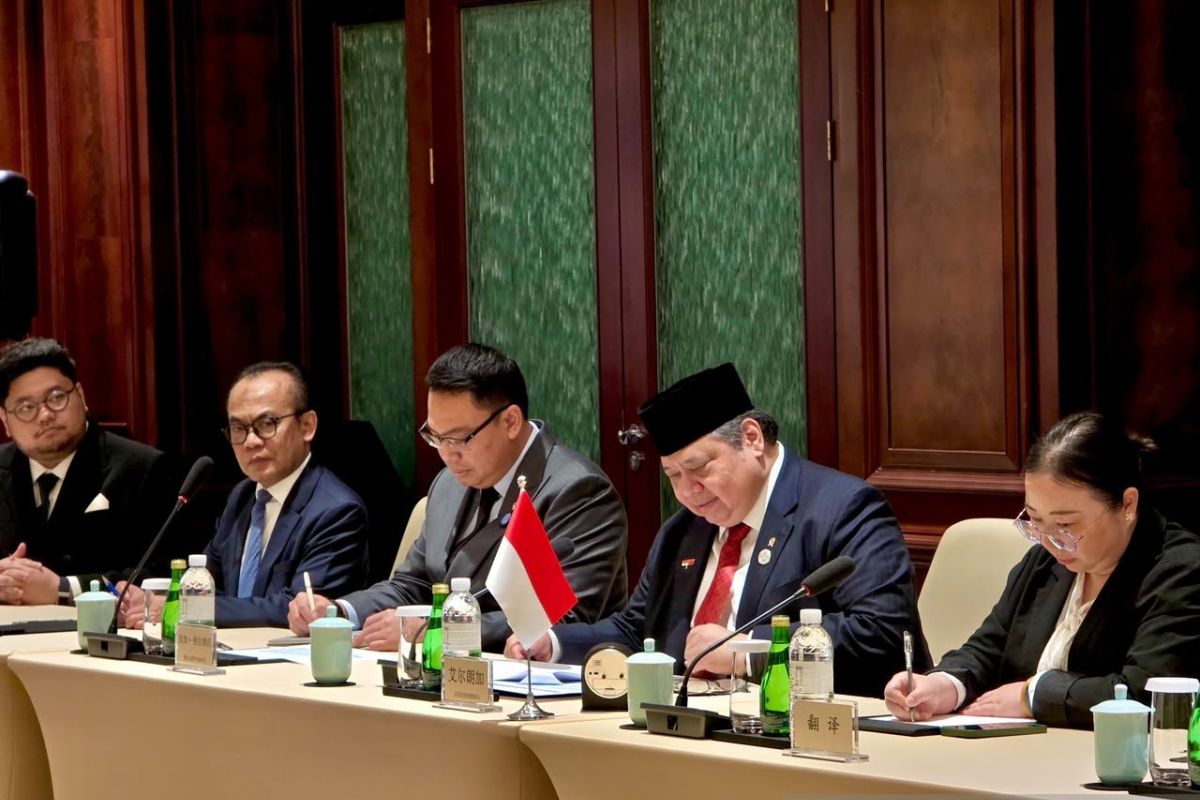 Airlangga ajak perusahaan China investasi ke proyek PLTS 100 GW