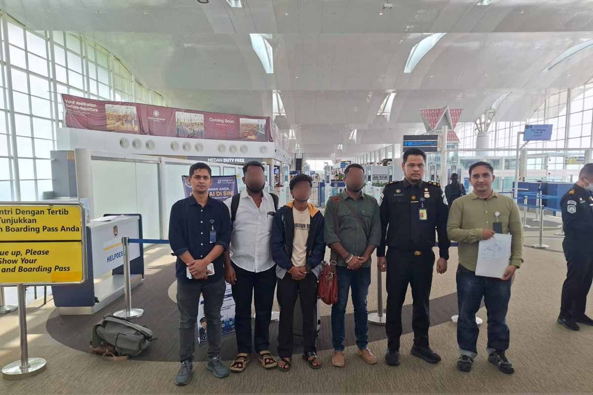 Imigrasi Banda Aceh deportasi tiga WN India