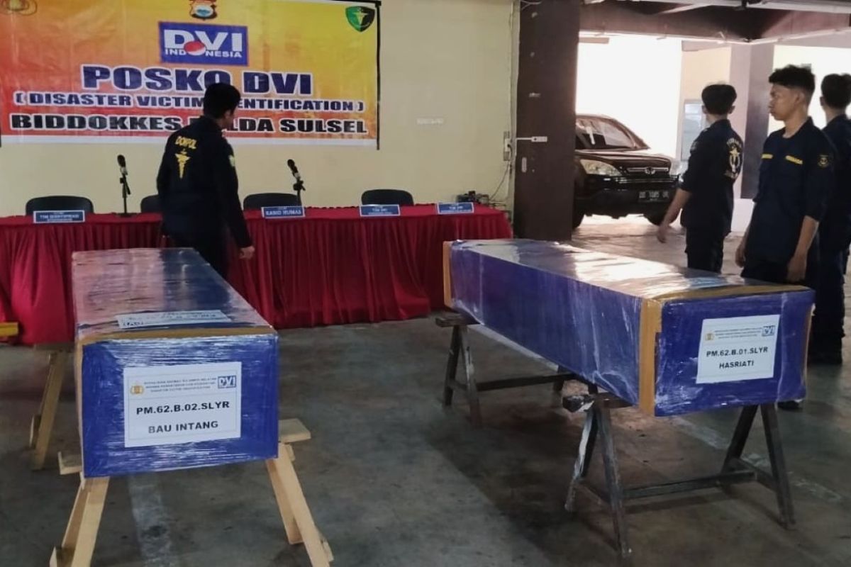 DVI indentifikasi dua jenazah KM Nurul Salsa 